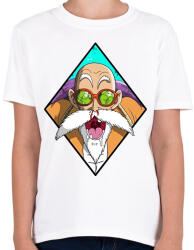 printfashion Dragon Ball Mester - Gyerek póló - Fehér (2854756)