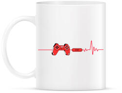 printfashion Gamer Life - Bögre - Fehér (14032656)