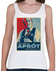 printfashion Tartsd meg az aprót! - Női atléta - Fehér (1959796)