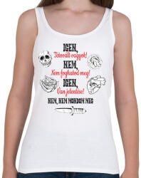 printfashion Igen, tetovált vagyok! - Női atléta - Fehér (6983818)