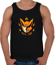 printfashion Naruto and Kurama - Férfi atléta - Fekete (5766573)
