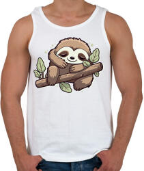 printfashion Lajhár - Férfi atléta - Fehér (16448138)