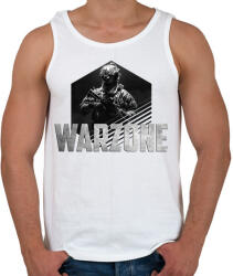 printfashion Warzone - Férfi atléta - Fehér (2599925)