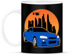 printfashion Sport autó - Bögre - Fekete (13176665)