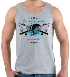 printfashion Csak a peca - Férfi atléta - Sport szürke (2454599)