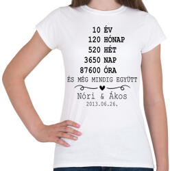 printfashion Még mindig együtt - Női póló - Fehér (13524932)