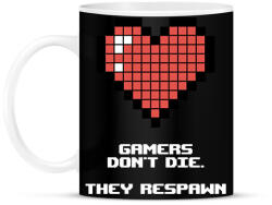 printfashion Gamers don't die - Bögre - Fekete (2061312)