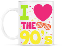 printfashion I love 90's - Bögre - Fehér (2286348)