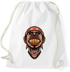 printfashion Hip Hop face - Sportzsák, Tornazsák - Fehér (11353567)