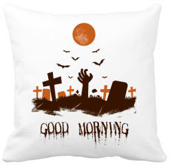 printfashion ZOMBI ÉBREDÉS - Párnahuzat, Díszpárnahuzat - Fehér (1854495)