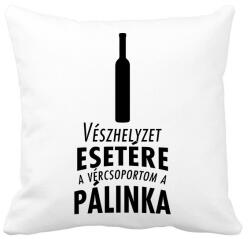 printfashion A vércsoportom a pálinka - Párnahuzat, Díszpárnahuzat - Fehér (2682423)