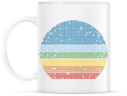 printfashion Retro naplemente - Bögre - Fehér (8048511)