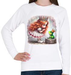 printfashion Elvarázsolt királyfi - Női pulóver - Fehér (15622121)