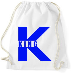 printfashion KING - Sportzsák, Tornazsák - Fehér (1535775)
