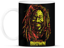 printfashion Dennis Brown - Reggae - Bögre - Fekete (7660366)