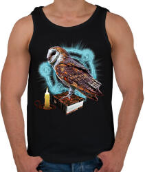 printfashion magic owl - Férfi atléta - Fekete (1756554)