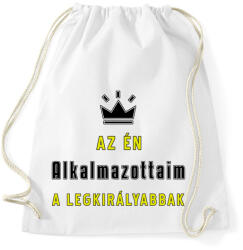 printfashion Az én alkalmazottaim - Sportzsák, Tornazsák - Fehér (3618684)