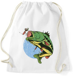 printfashion Csapósügér - Sportzsák, Tornazsák - Fehér (13655953)