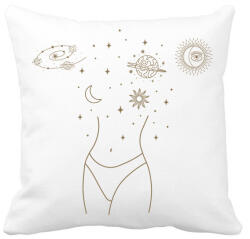 printfashion Mystic space - Párnahuzat, Díszpárnahuzat - Fehér (6276379)