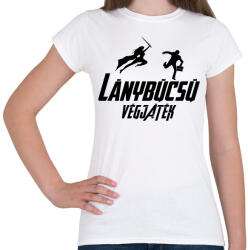 printfashion Lánybúcsú végjátek - Női póló - Fehér (7343910)