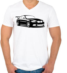 printfashion BMW 3 /01 - Férfi V-nyakú póló - Fehér (11345951)