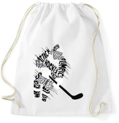 printfashion Hockey player - Sportzsák, Tornazsák - Fehér (15643647)
