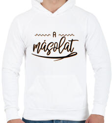 printfashion A másolat - iker - Férfi kapucnis pulóver - Fehér (10929135)