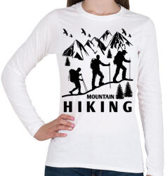 printfashion túrázás - Női hosszú ujjú póló - Fehér (4618350)