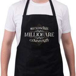 printfashion Millionare - Kötény - Fekete (4926315)