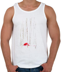 printfashion There's nowhere to run - Férfi atléta - Fehér (238756)