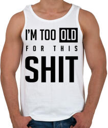 printfashion Shit 2 - Férfi atléta - Fehér (13392770)