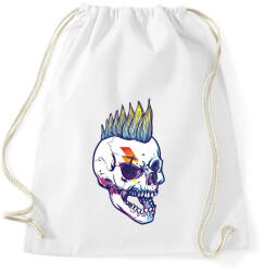 printfashion Punk-rock koponya - Sportzsák, Tornazsák - Fehér (1764694)