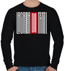 printfashion LCDP Text - Férfi pulóver - Fekete (5031288)