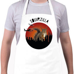 printfashion Squirzilla - Kötény - Fehér (7179247)