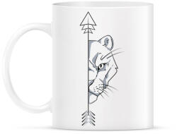 printfashion Oroszlán páros női 2 - Bögre - Fehér (6079992)