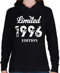 printfashion 1996 - Női kapucnis pulóver - Fekete (4559903)