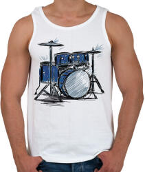 printfashion Dob - Férfi atléta - Fehér (14152711)