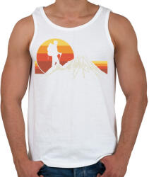 printfashion Hegymászás - Férfi atléta - Fehér (5449621)