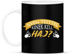 printfashion Kinek kell haj - Bögre - Fekete (8259266)