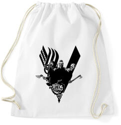 printfashion Vikings - Sportzsák, Tornazsák - Fehér (1667101)