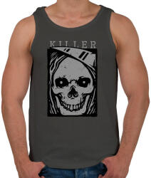 printfashion Gyilkos - Férfi atléta - Sötétszürke (360431)