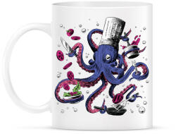 printfashion Polip szakács - Bögre - Fehér (13421564)