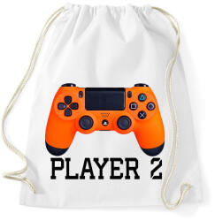 printfashion Player 2 PS4 páros póló - Sportzsák, Tornazsák - Fehér (2190196)