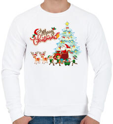 printfashion Télapó - Férfi pulóver - Fehér (11219391)