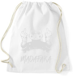 printfashion Madafaka - macska sötét alaphoz - Sportzsák, Tornazsák - Fehér (5664696)