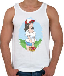 printfashion Animés csaj - Férfi atléta - Fehér (11763671)