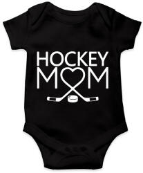 printfashion Hockey Mom - Baba Body - Fekete (15647935)