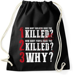 printfashion A 3 kérdés - Sportzsák, Tornazsák - Fekete (14232649)