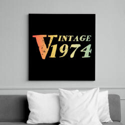 printfashion 1974 - Vászonkép - Fekete (12092156)