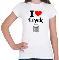 printfashion Etyeki piknik - Női póló - Fehér (10733639)